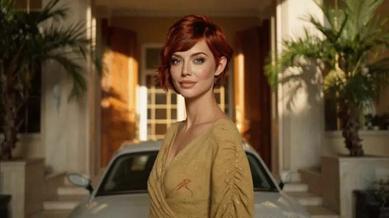 How to Manifest Money Fast Using the Law of Assumption beauty portrait of a woman in front of a lux car