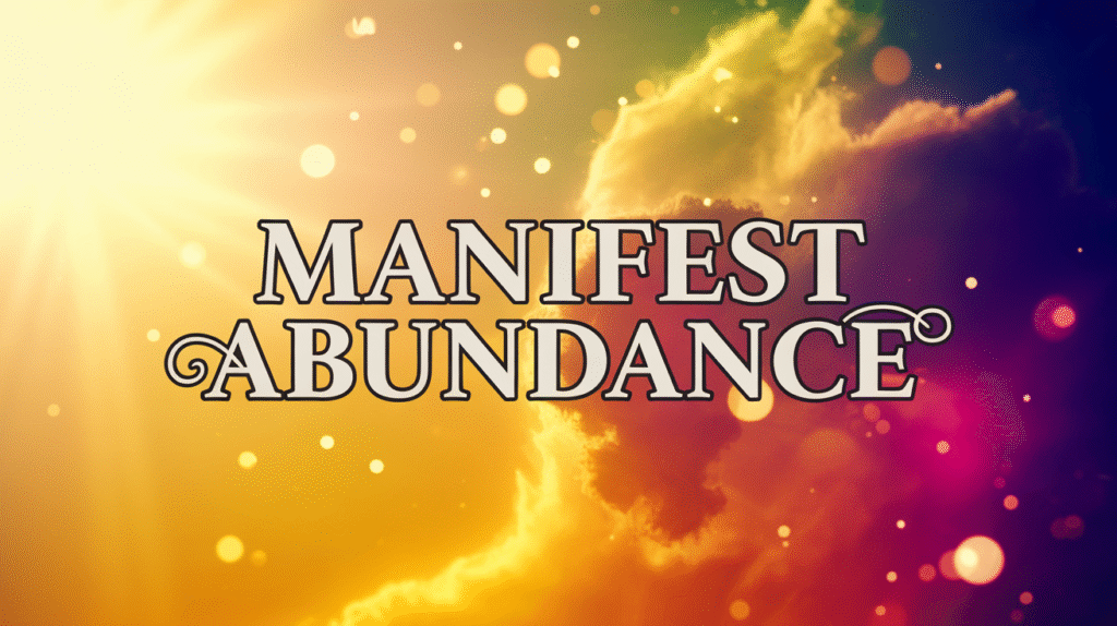 Manifest Abundance